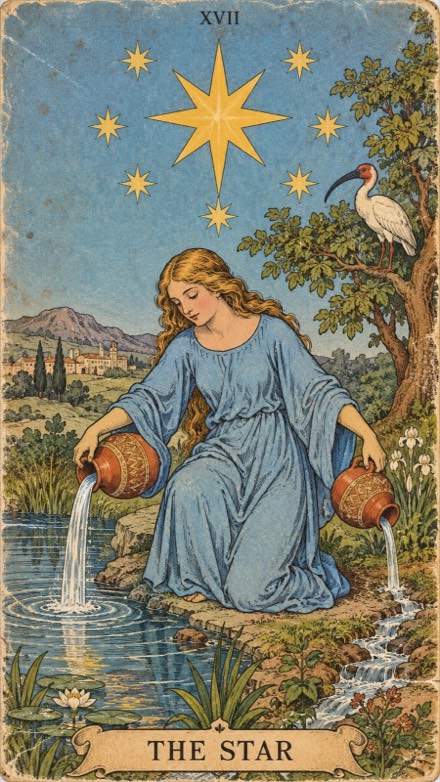 The Star from the Classic Antique deck