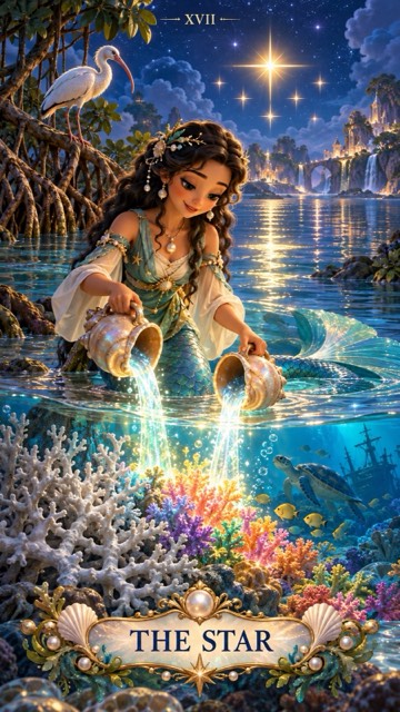 The Star, Mermaids deck
