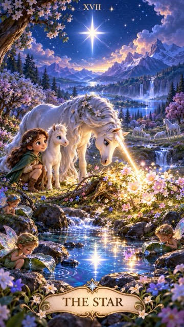 The Star, Unicorns deck